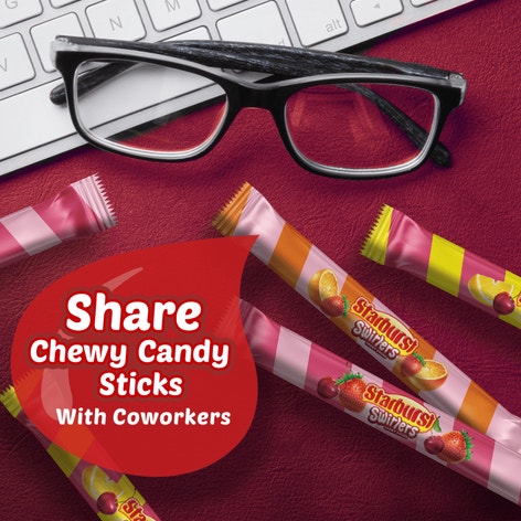 STARBURST Swirlers Chewy Sticks Candy, Share Size, 2.96 oz