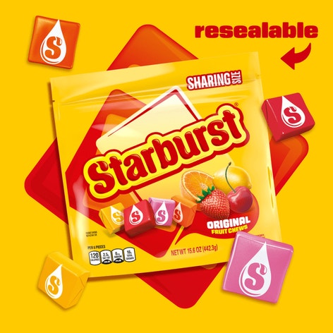 STARBURST Original Fruit Chews Candy, Sharing Size, 15.6 oz