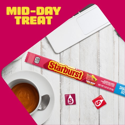 STARBURST Fave Reds Fruit Chews Candy, Share Size, 3.45 oz