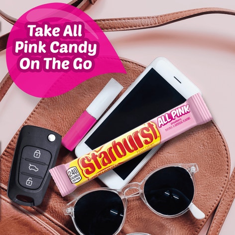 STARBURST AllPink Fruit Chews Candy, Single, 2.07 oz