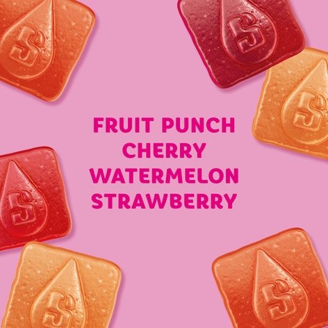 STARBURST GOODIES GUMMIES FAVE RED PEG PACK 1.8 OUNCES EACH