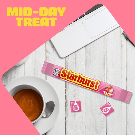 STARBURST AllPink Fruit Chews Candy, Single, 2.07 oz