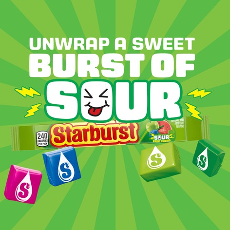 STARBURST SOUR SINGLE 2.07 OUNCE