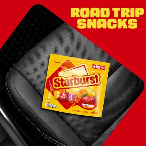 STARBURST Original Fruit Chews Candy, Family Size, 27.5 oz