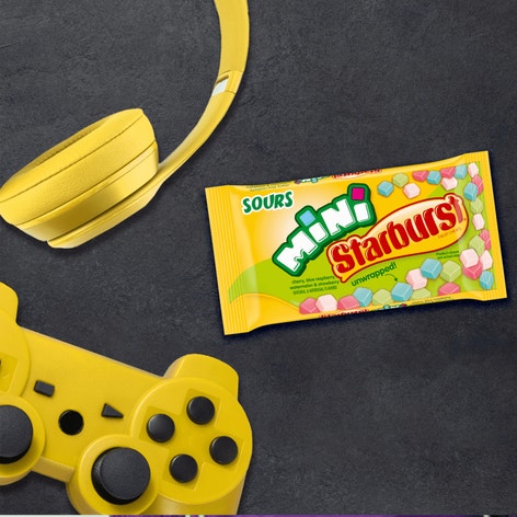 STARBURST Sours Mini Fruit Chews Candy, Single, 1.85 oz