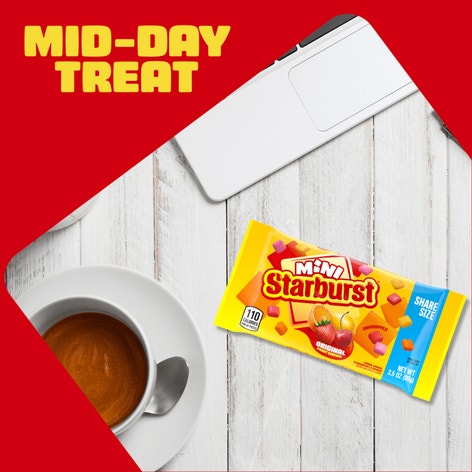 STARBURST Original Mini Fruit Chews Candy, Share Size, 3.5 oz