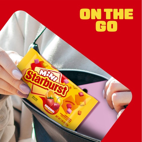STARBURST Original Mini Fruit Chews Candy, Single, 1.85 oz