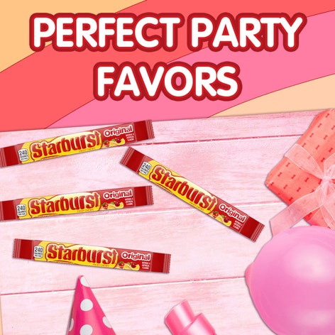 STARBURST Original Fruit Chews Candy, Single, 2.07 oz (Pack of 36)