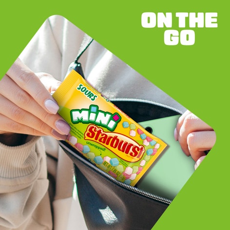 STARBURST Sours Mini Fruit Chews Candy, Single, 1.85 oz