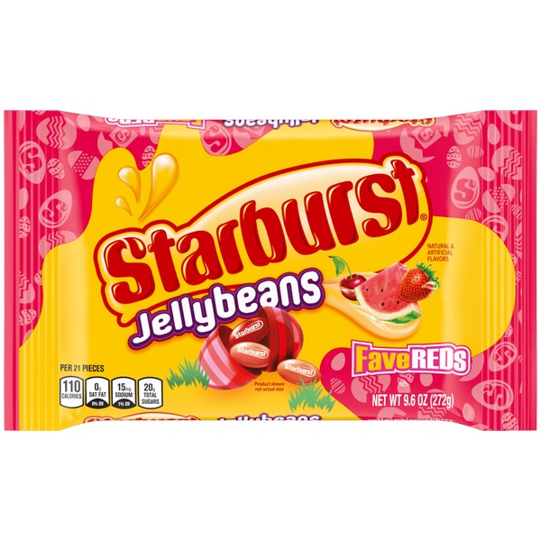 STARBURST FaveREDs Jellybeans 9.6 oz bag