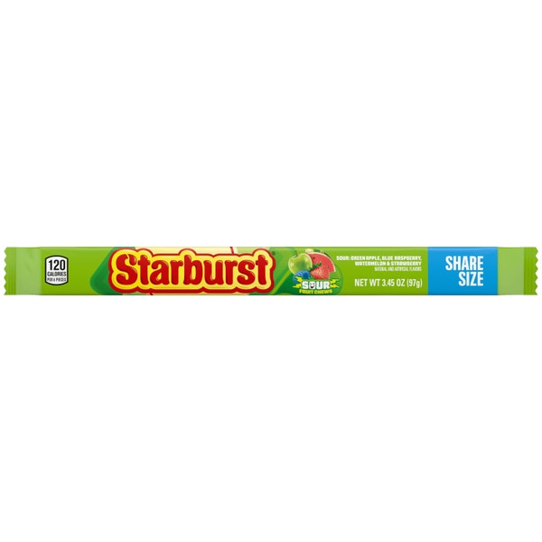 STARBURST SOUR SHARE SIZE 3.45 OUNCE
