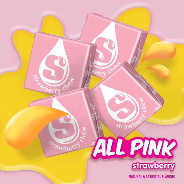 STARBURST AllPink Fruit Chews Candy, Party Size, 50 oz