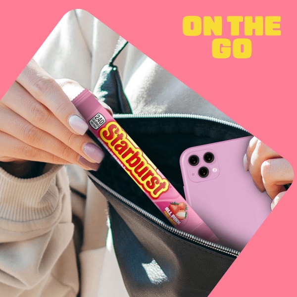 STARBURST AllPink Fruit Chews Candy, Single, 2.07 oz