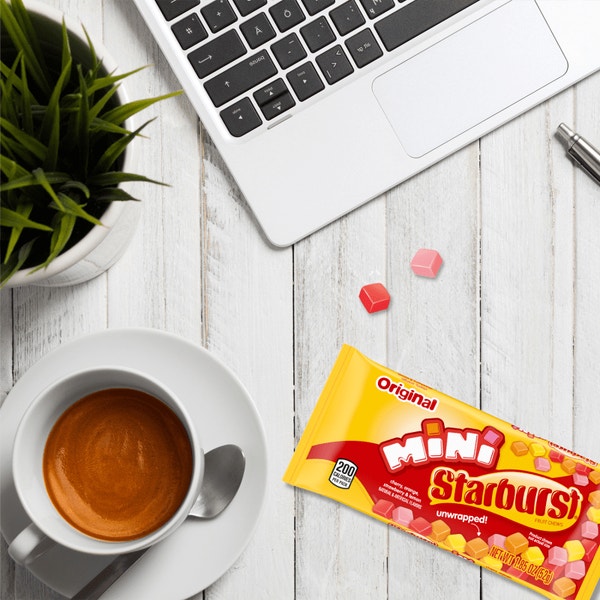 STARBURST Original Mini Fruit Chews Candy, Single, 1.85 oz