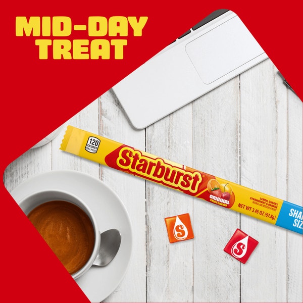 STARBURST Original Fruit Chews Candy, Share Size, 3.45 oz