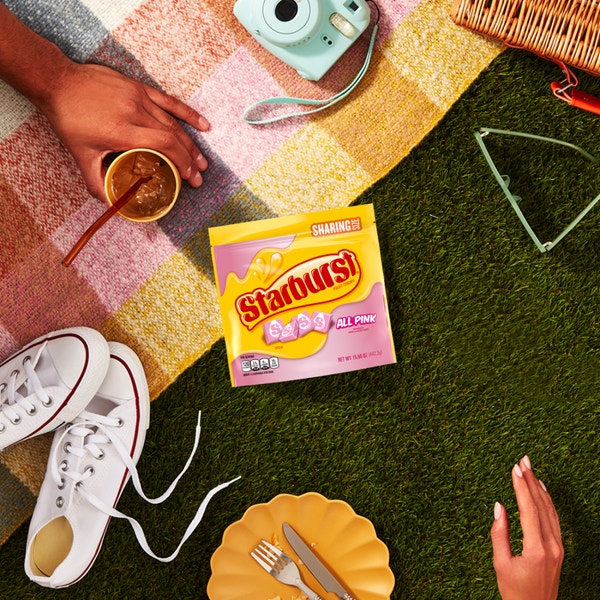 STARBURST AllPink Fruit Chews Candy, Stand Up Pouch, 15.6 oz