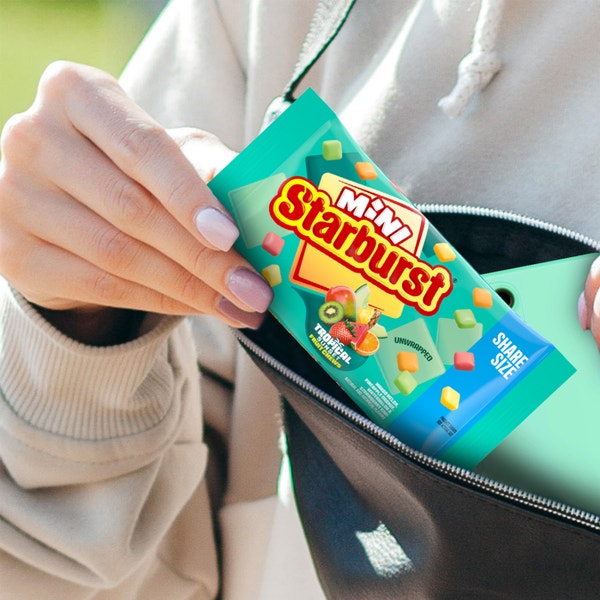 Starburst Minis Tropical Share Size 3.5 Ounces Each