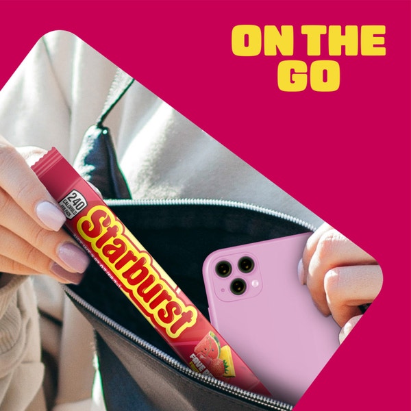 STARBURST Fave Reds Fruit Chews Candy, Single, 2.07 oz