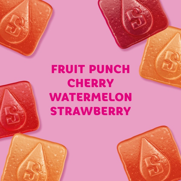 STARBURST GOODIES GUMMIES FAVE RED PEG PACK 1.8 OUNCES EACH