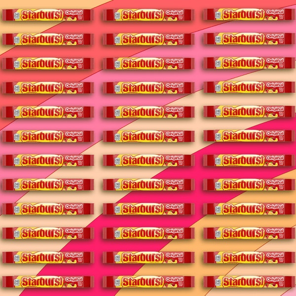 STARBURST Original Fruit Chews Candy, Single, 2.07 oz (Pack of 36)