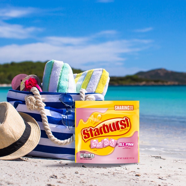 STARBURST AllPink Fruit Chews Candy, Stand Up Pouch, 15.6 oz