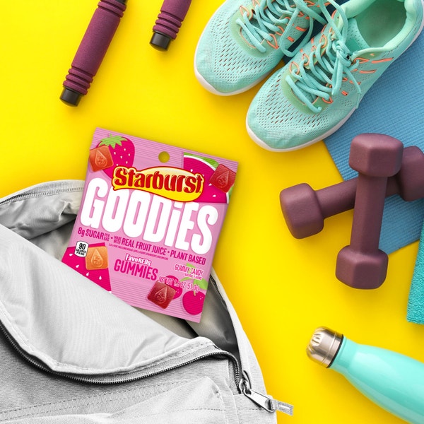 STARBURST GOODIES GUMMIES FAVE RED PEG PACK 1.8 OUNCES EACH