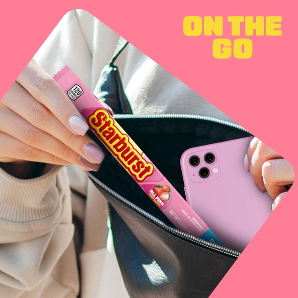 STARBURST AllPink Fruit Chews Candy Share Size, 3.45 oz