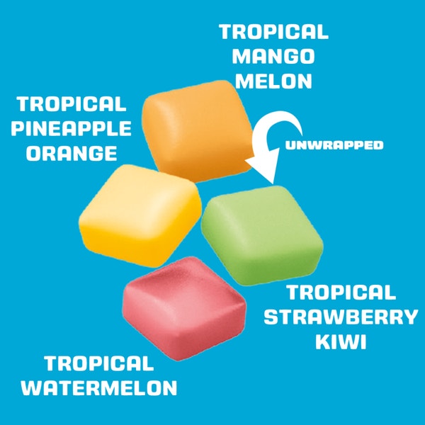 Starburst Minis Tropical Share Size 3.5 Ounces Each