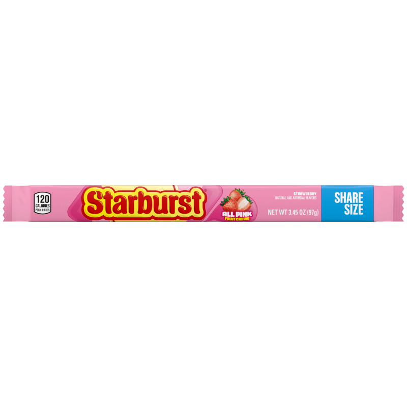 STARBURST AllPink Fruit Chews Candy Share Size, 3.45 oz | Starburst